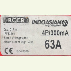 Indoasian 4P 63A RCCB