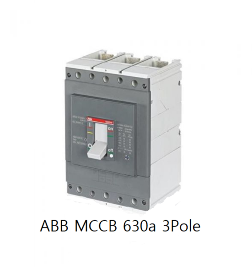 ABB MCCB 630a 3 Pole