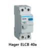 Hager Brand ELCB 2 Pole 40 ampere