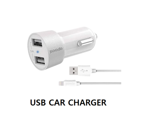 USB CAR CHARGER FAST CHARGING SUPPORT