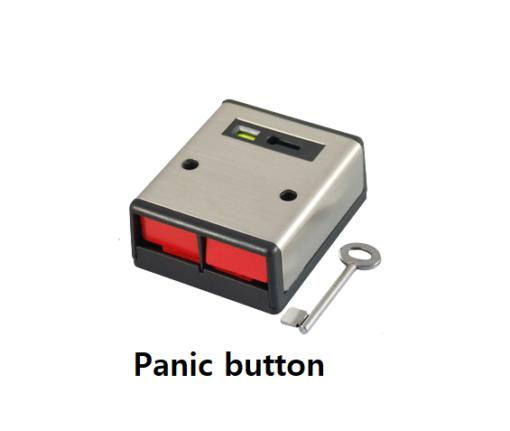 Double push panic button