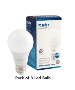 SELEX LED Samsung Candle Lamp 11Watt (Pack of 3)