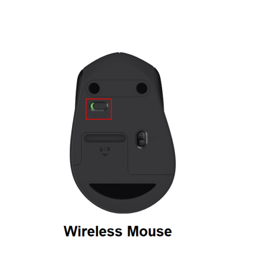 WE Connect wireless mouse color black