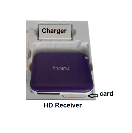 beIN Brand HD Digital Satellite Receiver Purple-IRHD-1000S