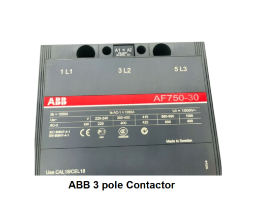 ABB Contactor AF750-30 Pole 3- 1050A