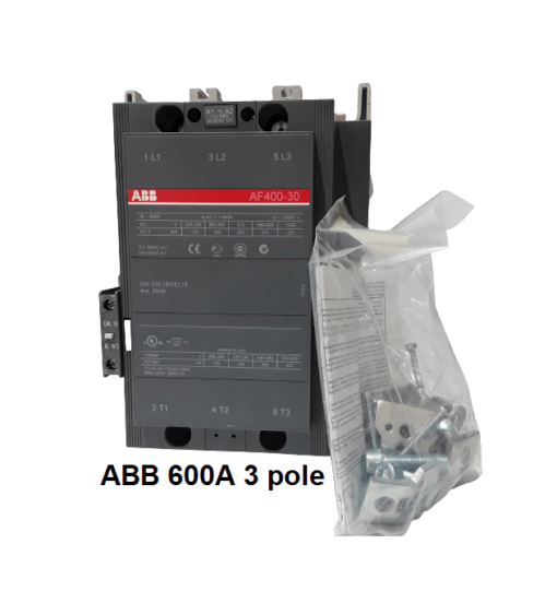 ABB Contactor 600A 3 pole