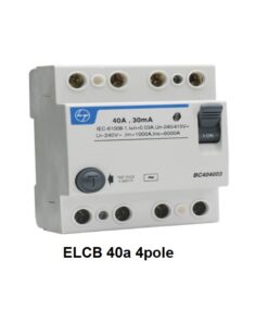 L & T ELCB Breaker 4 Pole 40 ampere