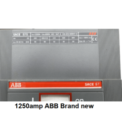ABB Breaker 3 pole 1250a SACE S7