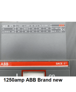 ABB Breaker 3 pole 1250a SACE S7